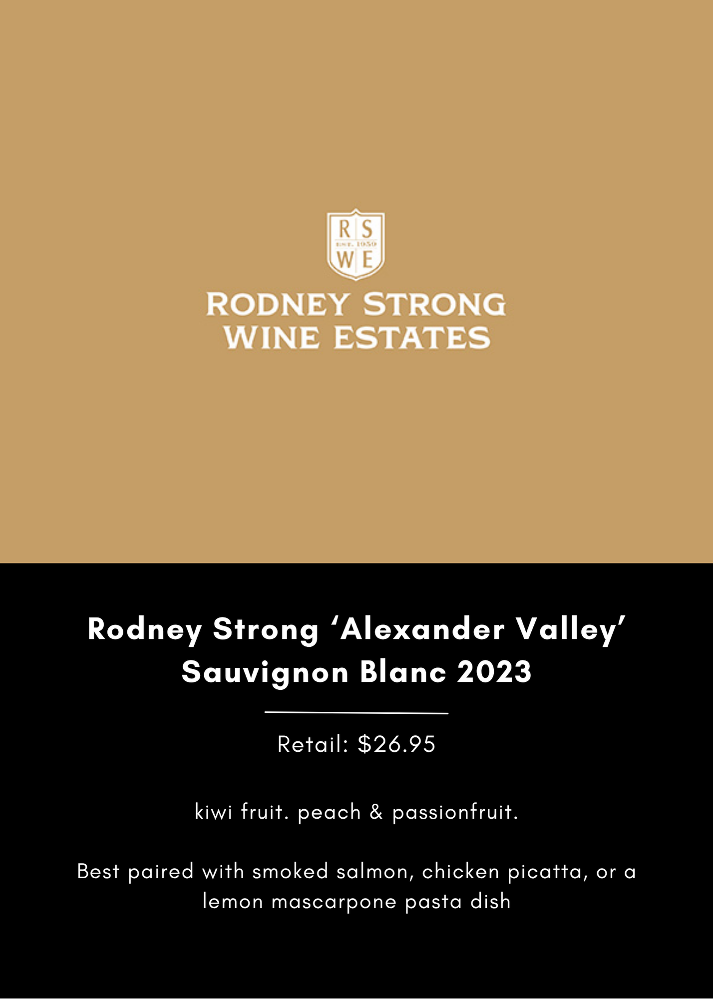 Rodney Strong 'Alexander Valley' Sauvignon Blanc