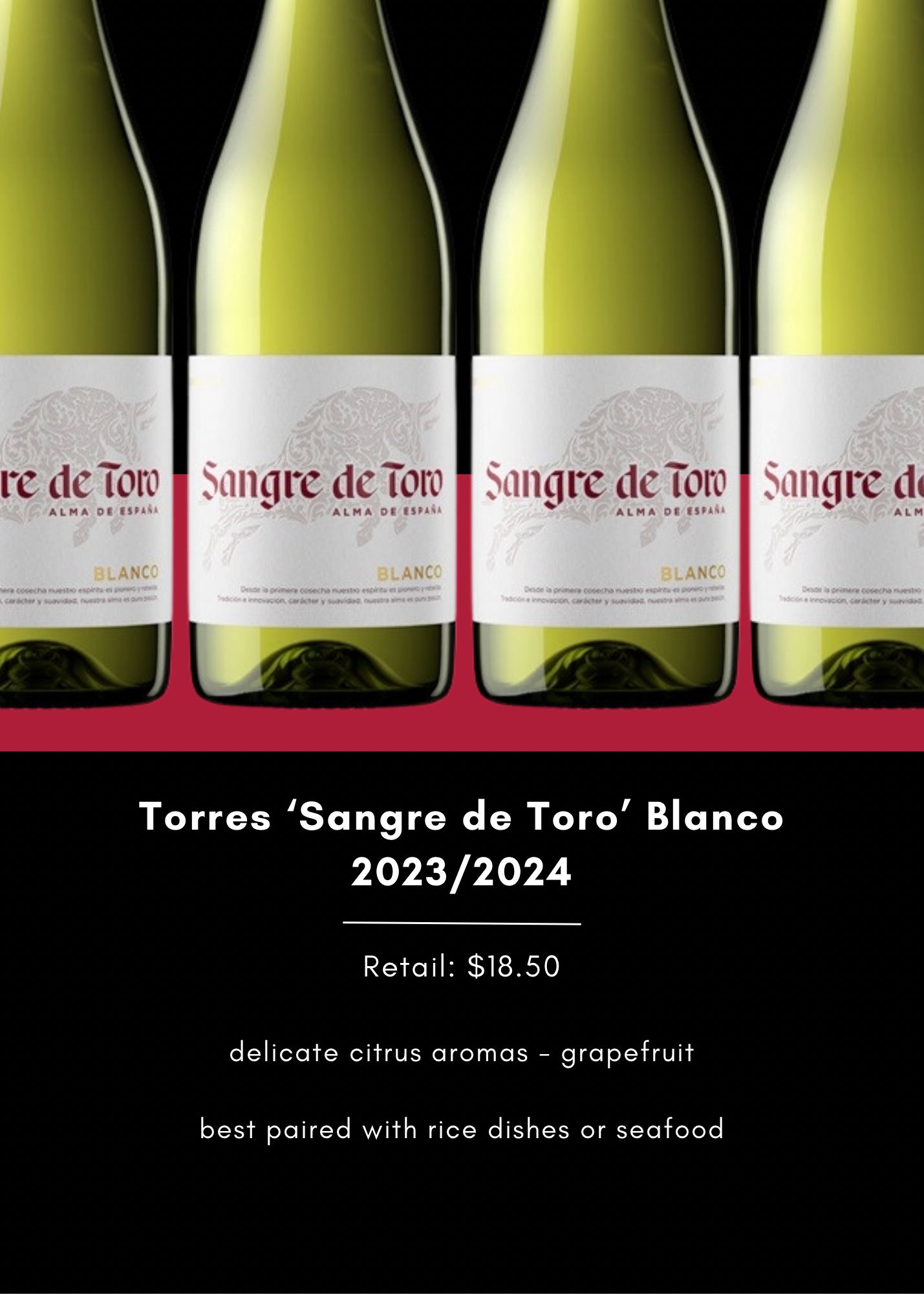 Torres 'Sangre De Toro' Blanco 2023