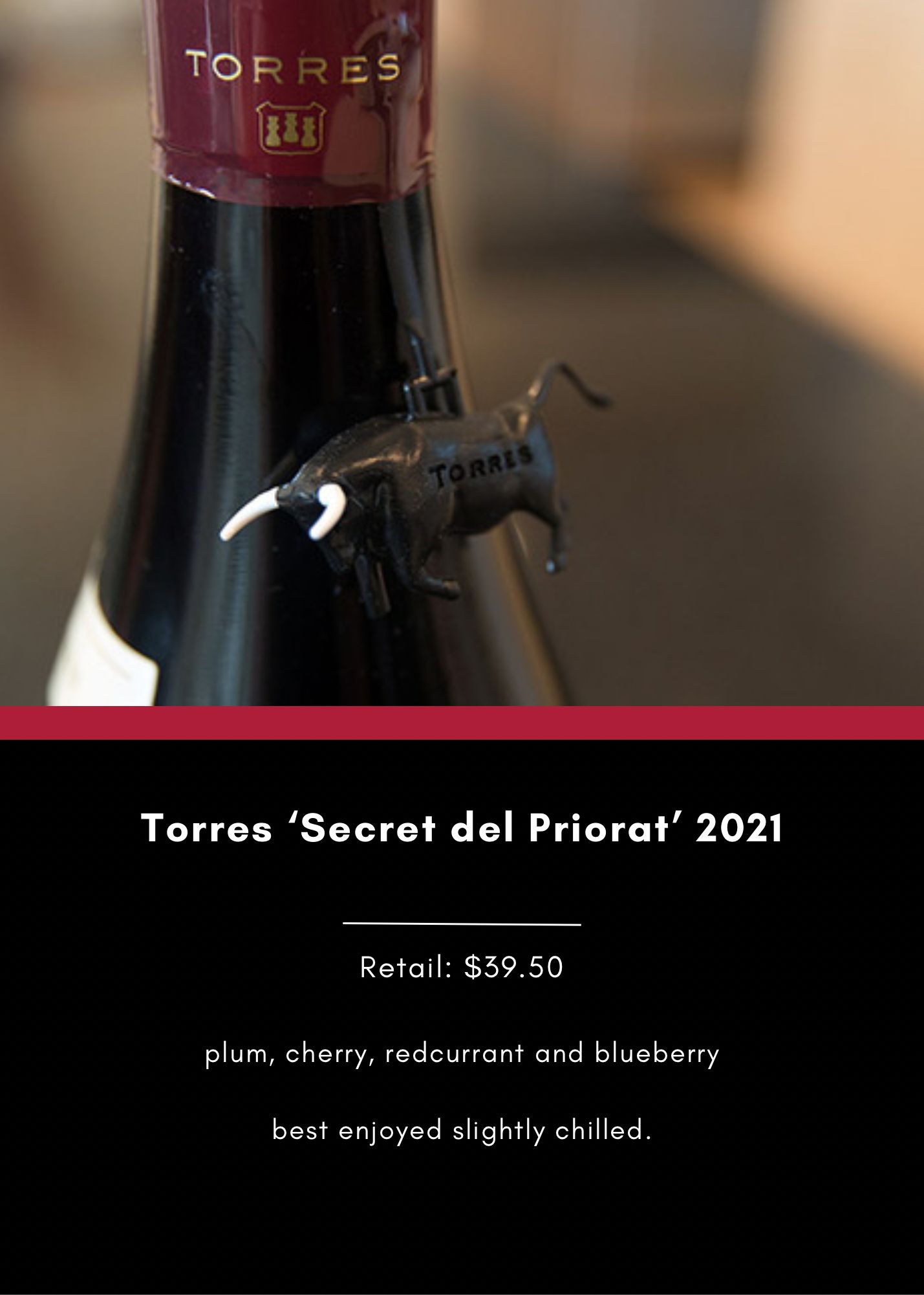 Torres 'Secret del Priorat' 2021